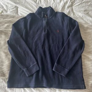 Ralph Lauren Mens Luxury Jersey Quarterzip Pullover